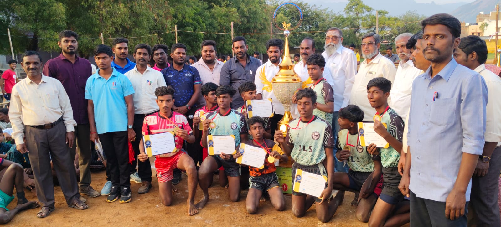 நமது பதின்மேல்நிலைப்பள்ளியில் நடைபெற்ற தென்மாநில அளவிலான கபாடி போட்டி. - Photo 3